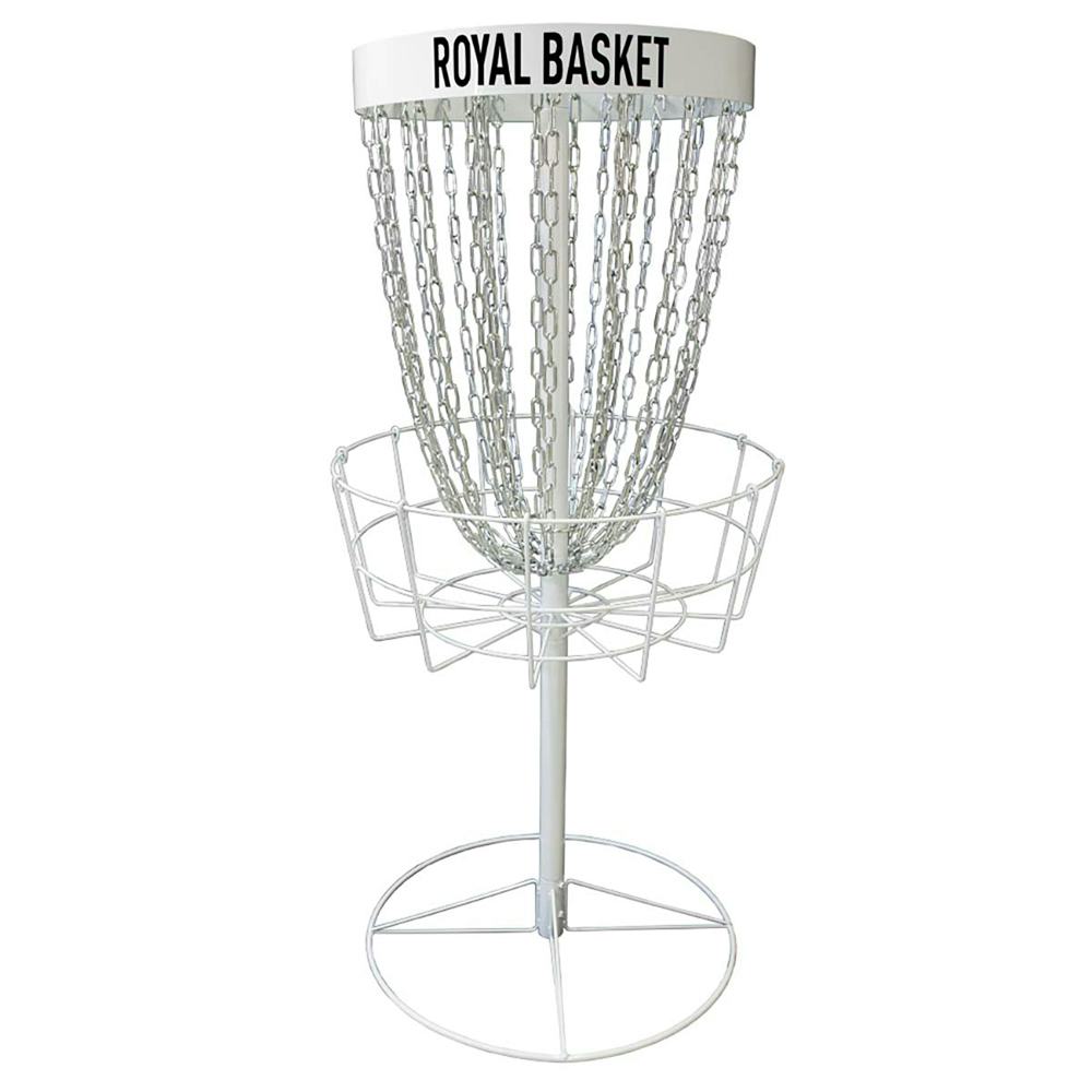 Frisbeegolfkorg Viking Discs Royal Basket Stålkorg Vit