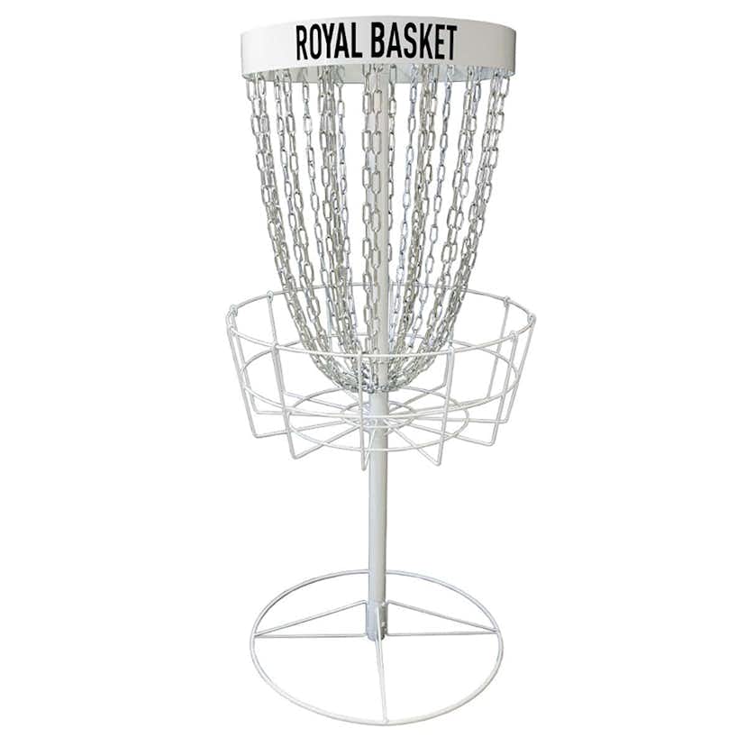 Frisbeegolfkorg Viking Discs Royal Basket Stålkorg Vit