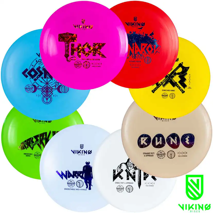 Frisbeegolf Viking Discs Ground Original 8-Disc Set