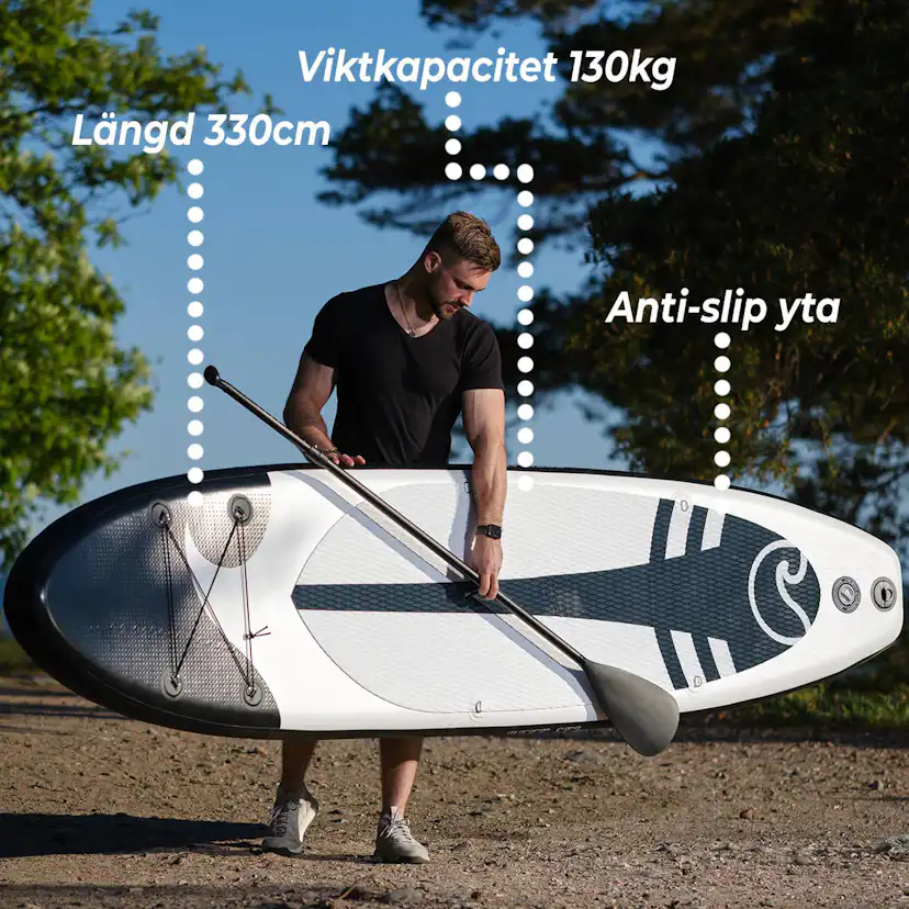 Stand-up Paddleboard Deep Sea SUP-brädset XXL 2-pack