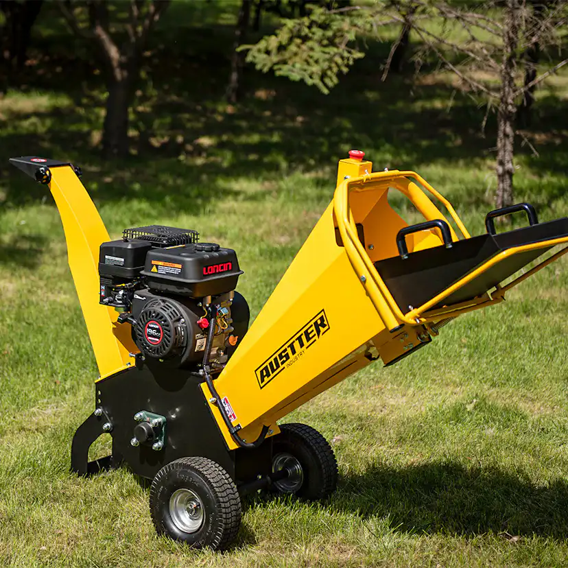 Flismaskin Austter GS650 Grenkvarn För Kvistar upp till 100mm