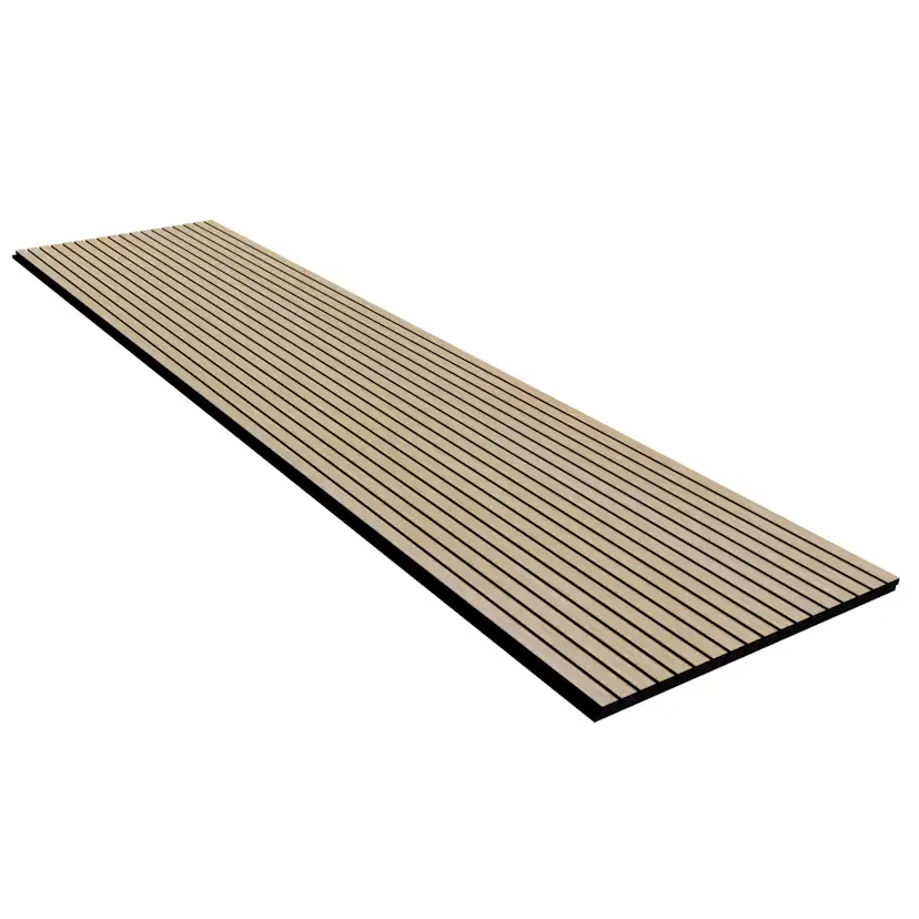 Akustikpanel Evella Slim Line ljus ek 2650 x 594 mm