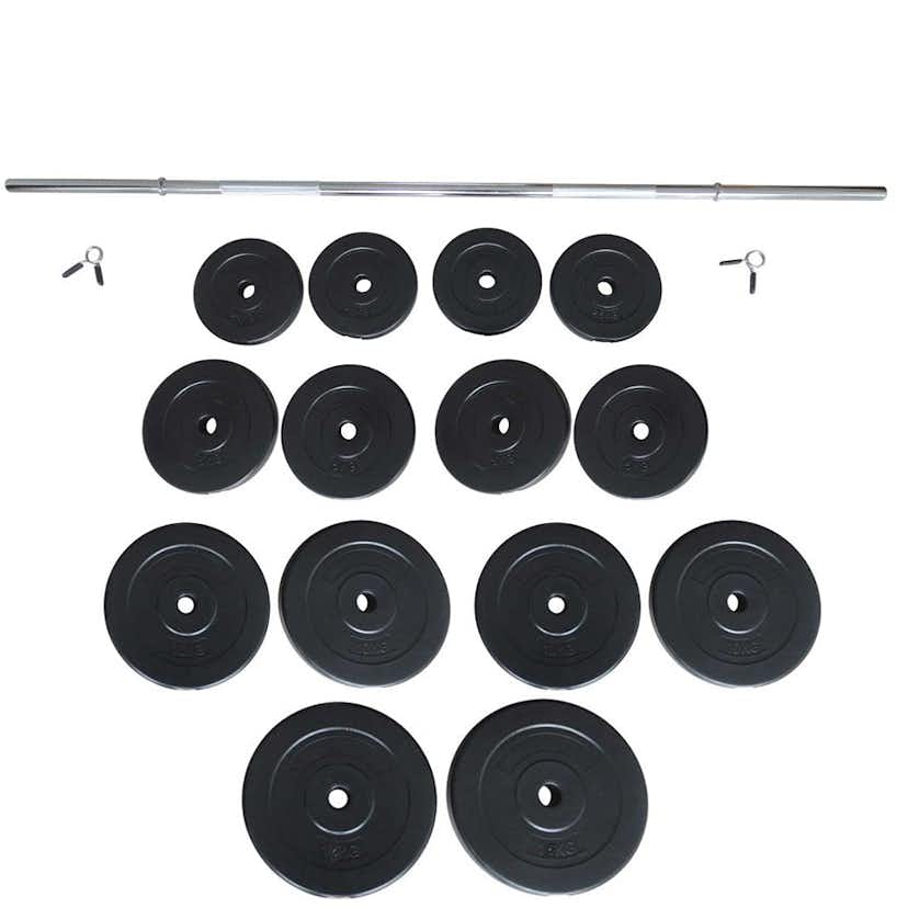 Skivstångsset Fitn Shape 110 kg