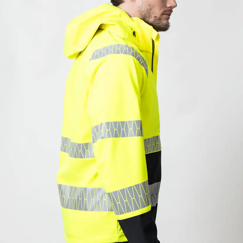 Softshelljacka Jobman Varsel Gul/Svart