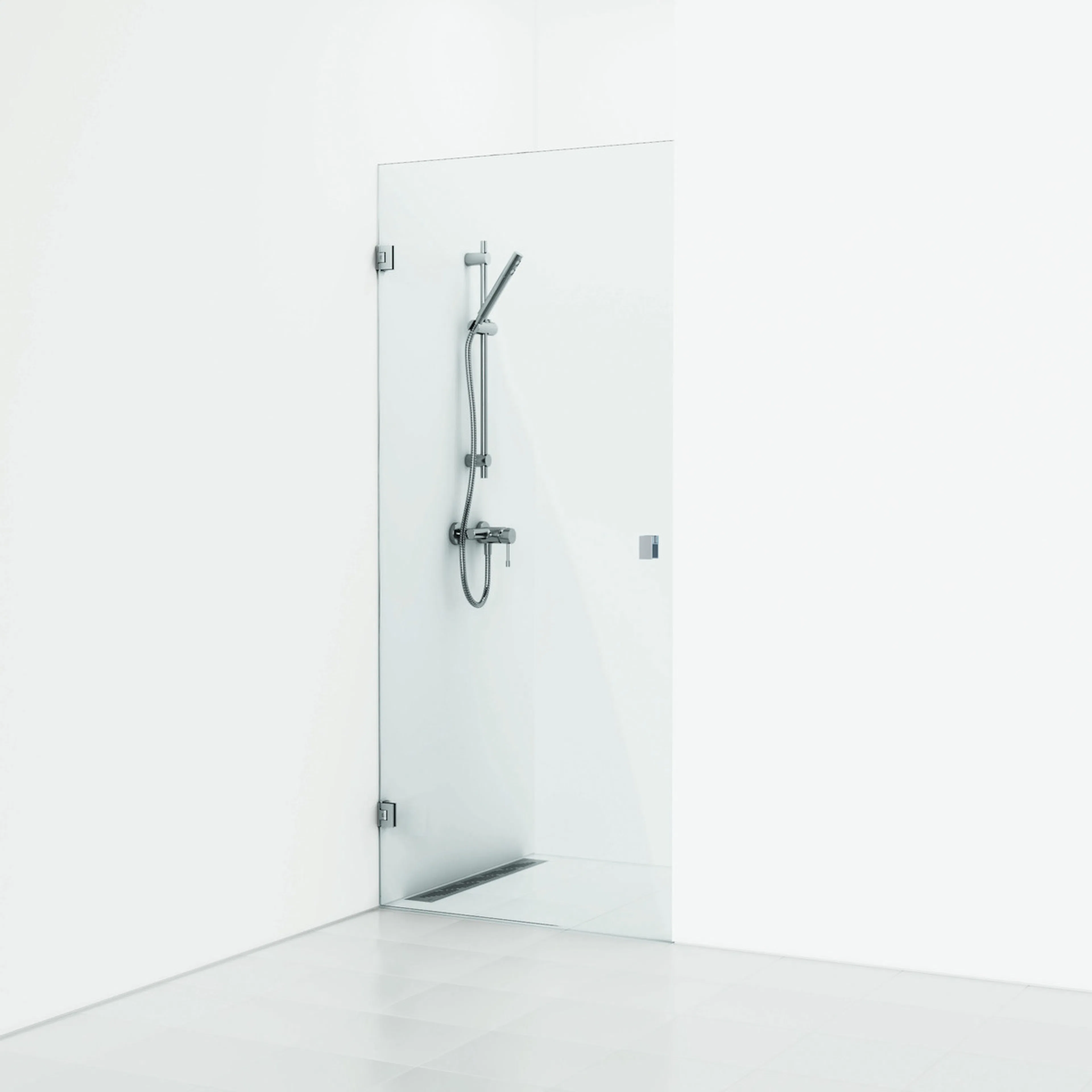 Duschdörr Svedbergs 180° Rak Enkel