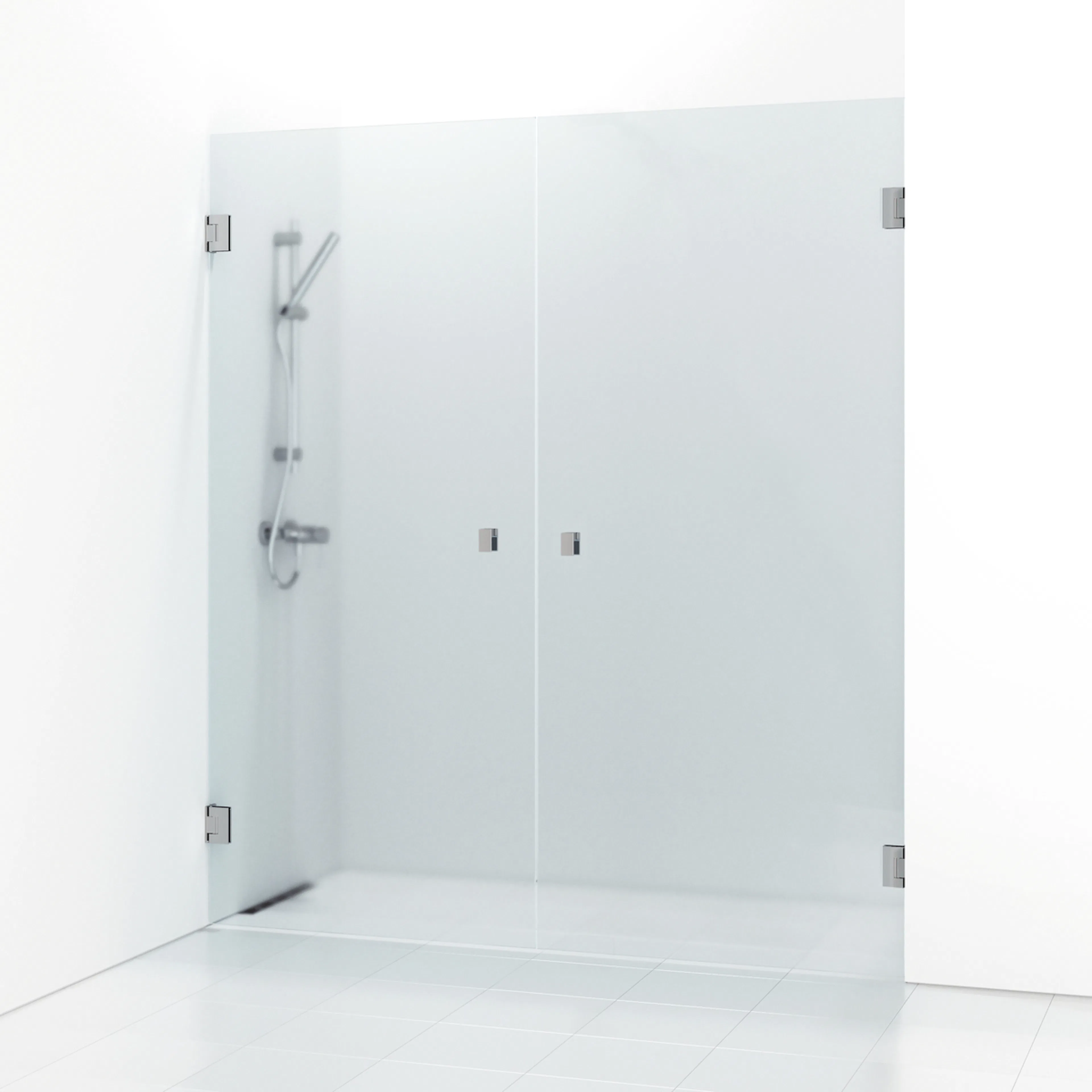 Duschdörr Svedbergs 180° Rak Dubbel