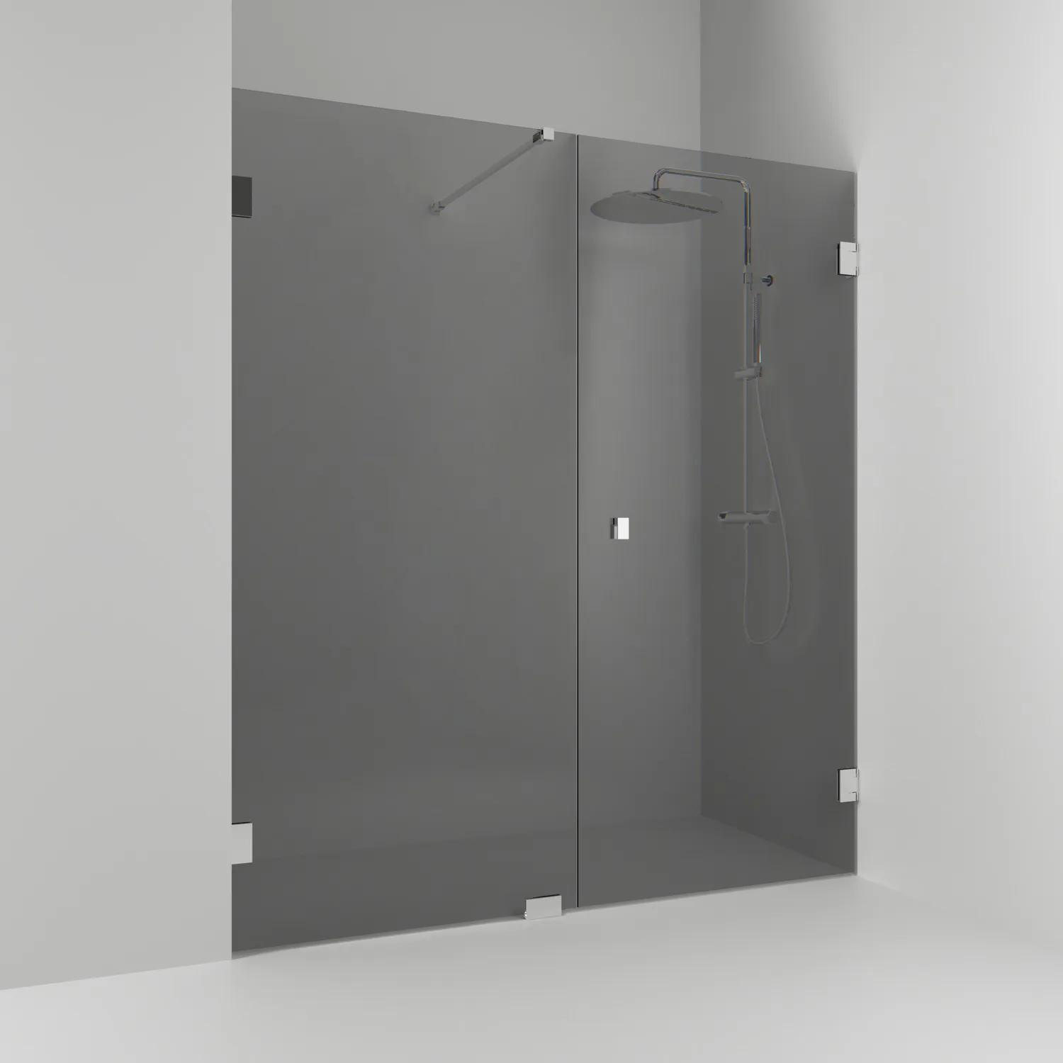 Duschdörr Svedbergs 180° Rak Kombi