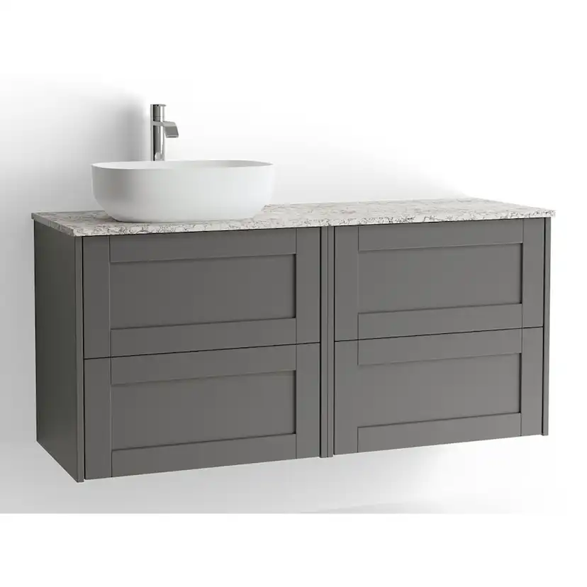 Tvättställsskåp Vedum Mezzo Frame 1200 med 4 Lådor