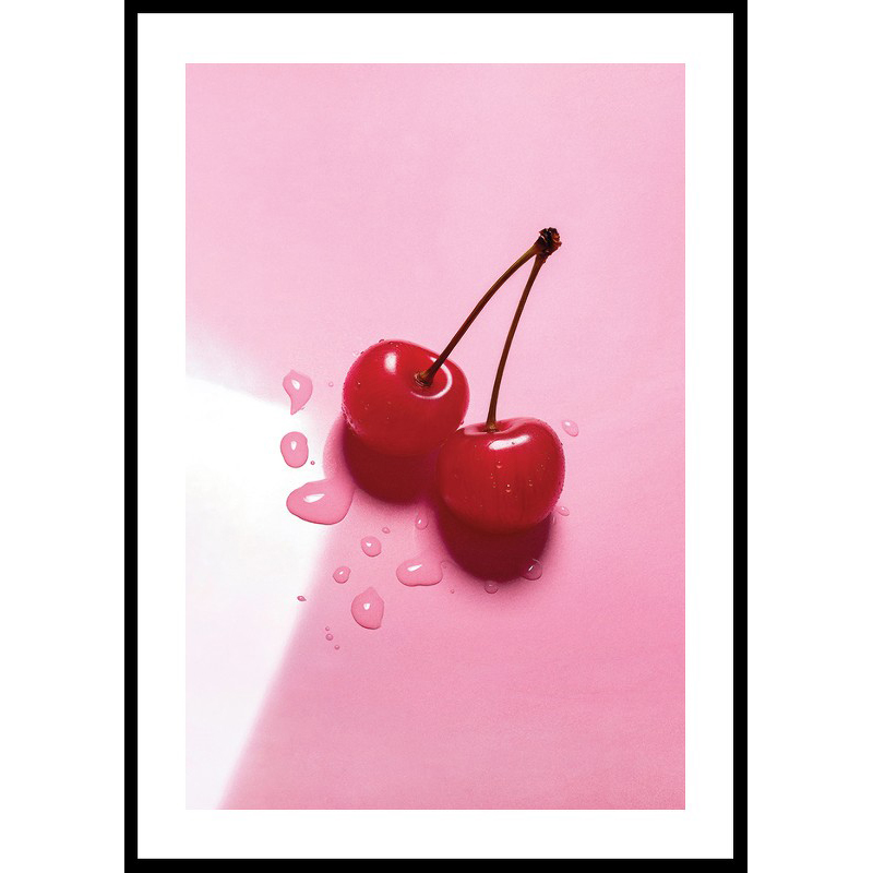 Poster Gallerix Cocktail Berries In Pink