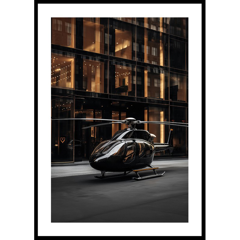 Poster Gallerix Helicopter Street View No2