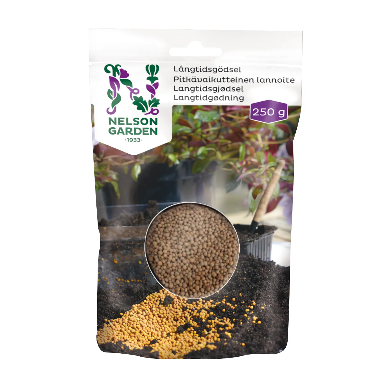 Växtnäring Nelson Garden Långtidsgödsel Granulerade Korn 250g