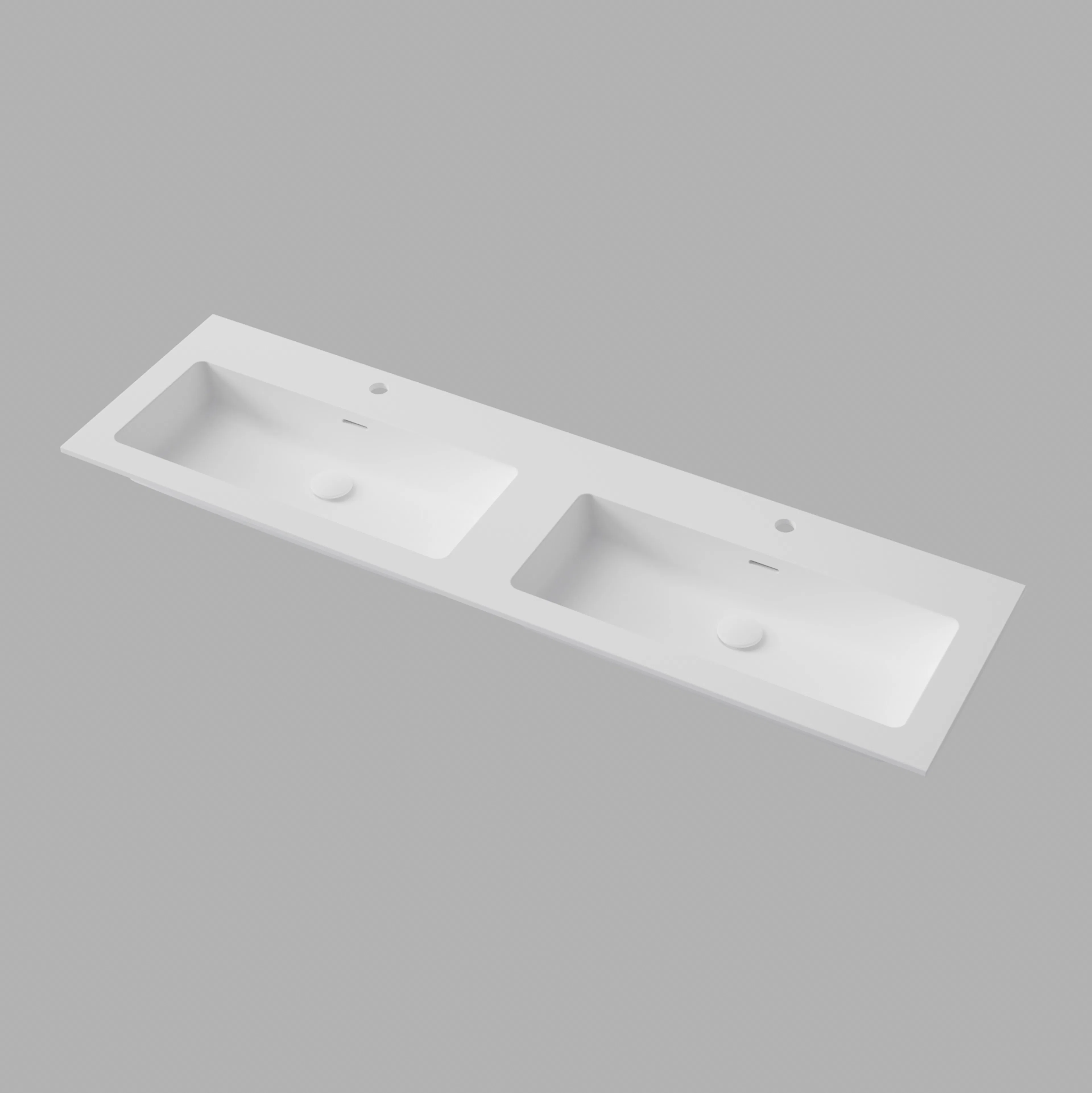 Tvättställ INR Smooth Solid Surface Dubbel