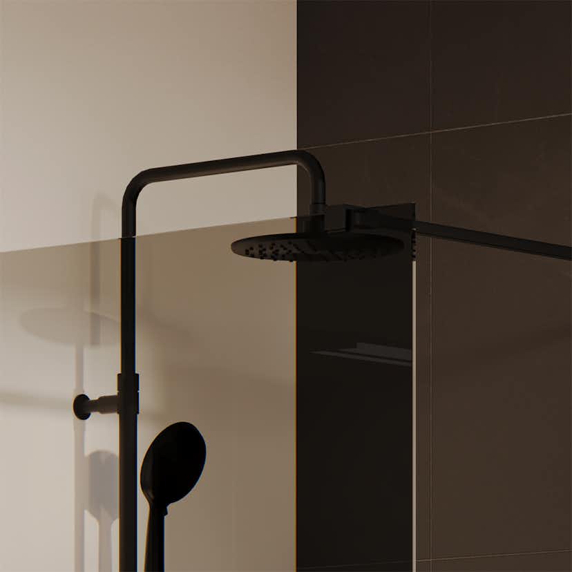 Skärmvägg Svedbergs 180° Rak