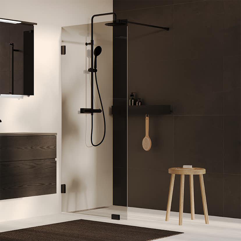 Skärmvägg Svedbergs 180° Rak