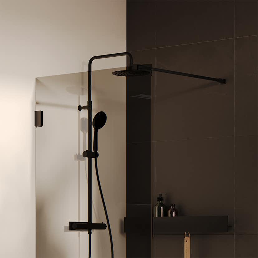 Skärmvägg Svedbergs 180° Rak