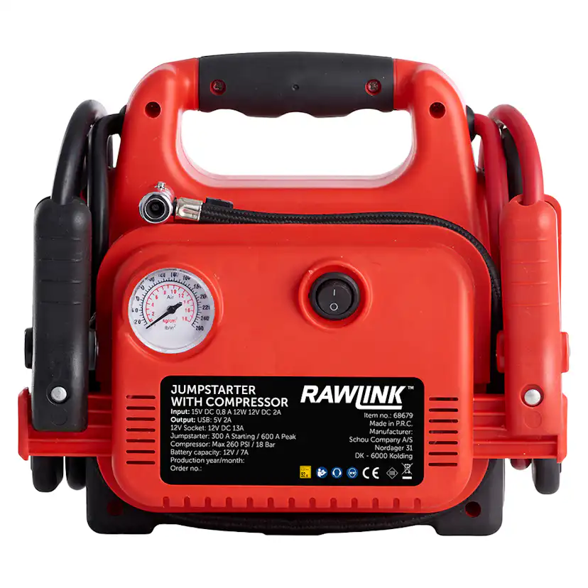 Energistation Med Kompressor Rawlink 12V 7A