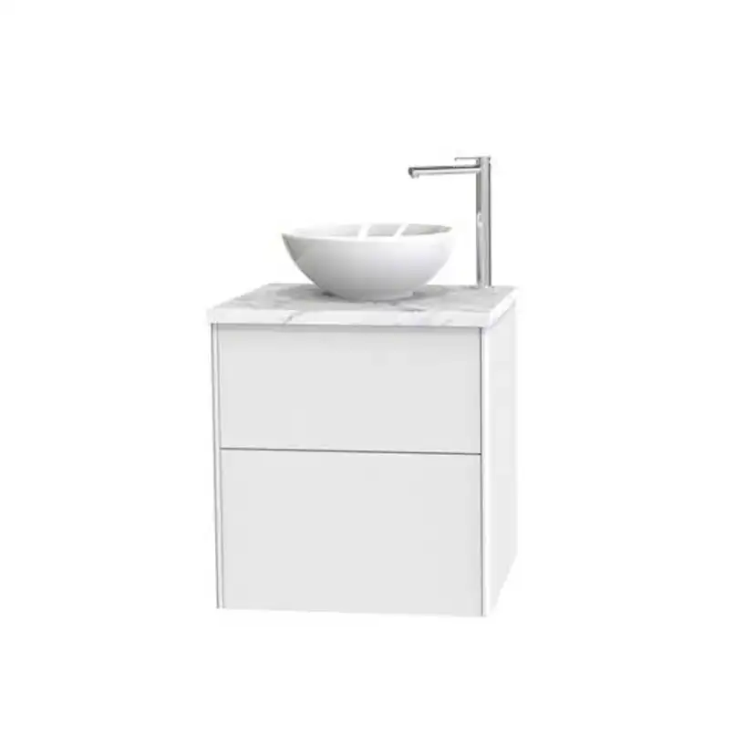 Tvättställsskåp Miller Badrum Brooklyn 60 med Lådor för Bänkskiva