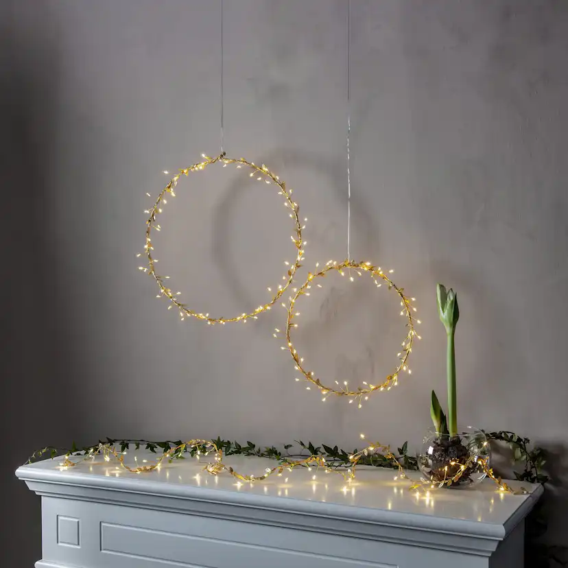 Hängande Dekoration Star Trading Krans Winny 28 cm