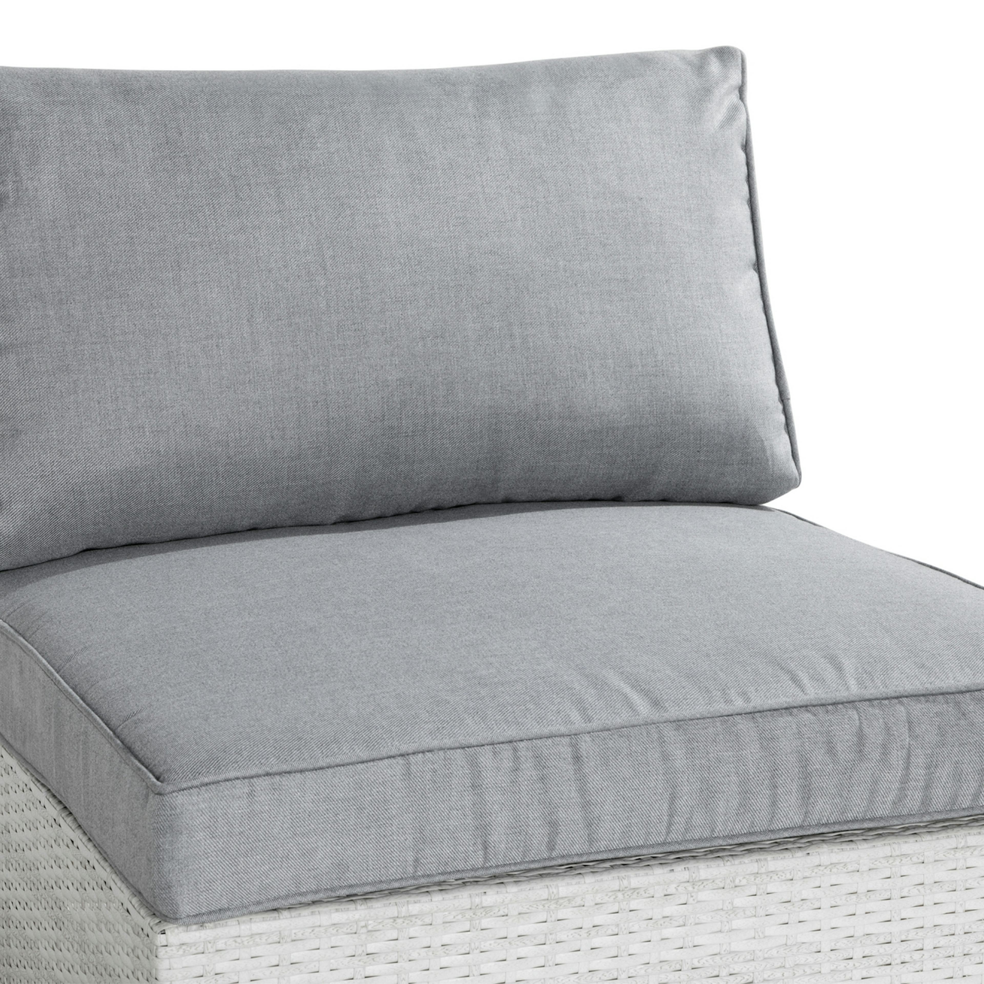 Dynfodral Comfort Garden Till Bahamas Mittmodul Utemöbel, Grå Polyester