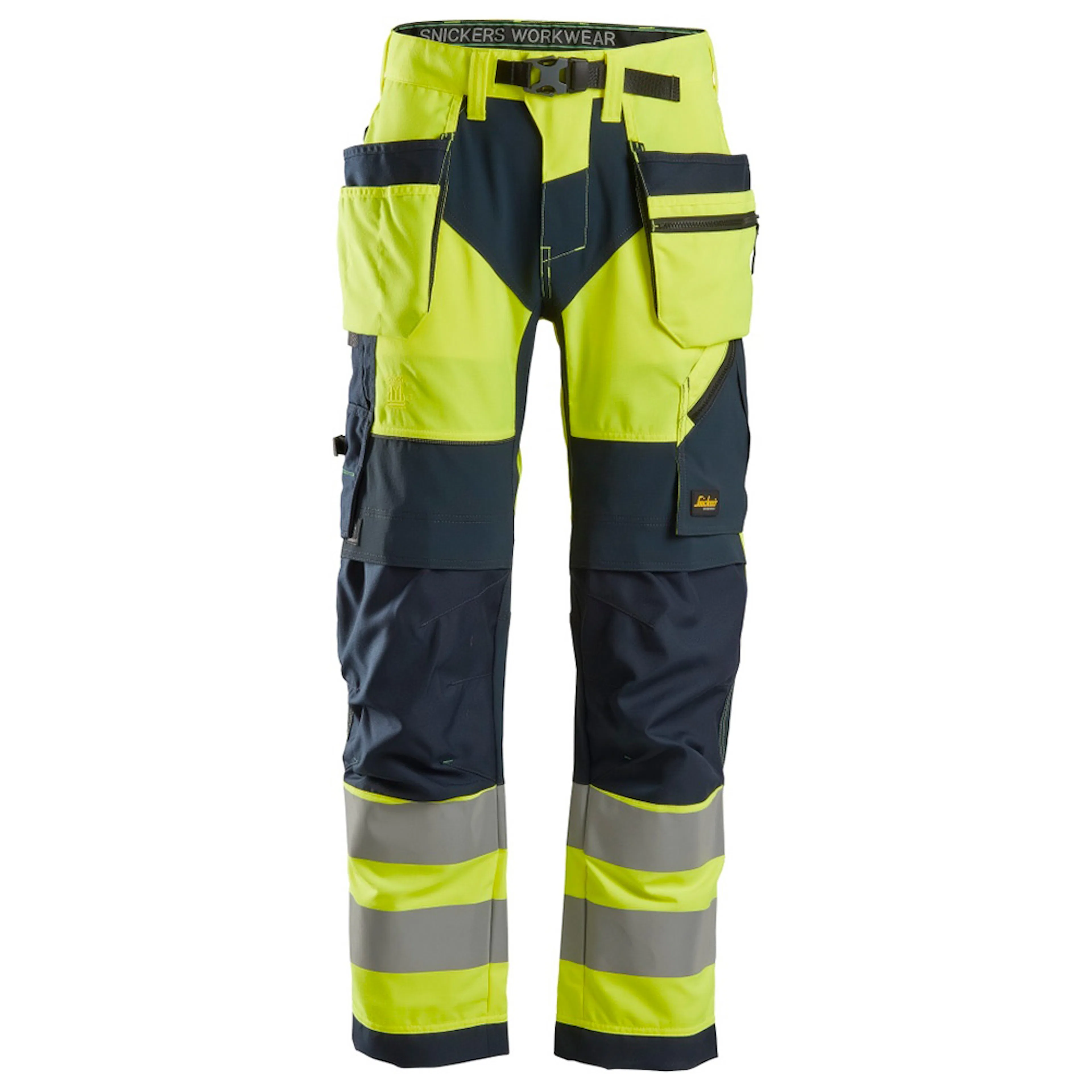 High Visibility Yellow - Navy