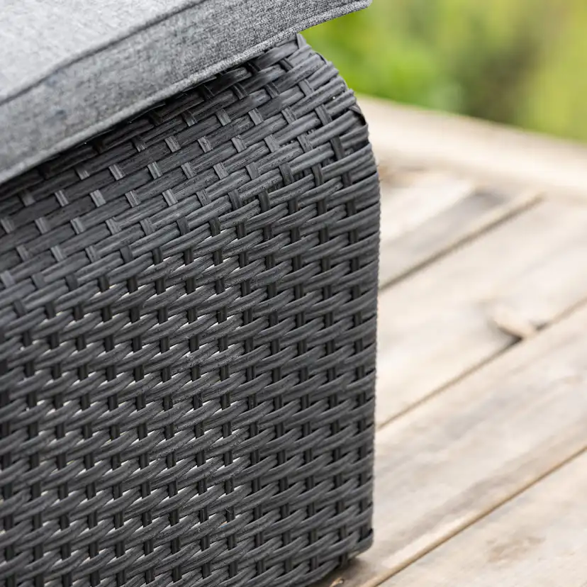 Solsäng Venture Home London Duo, Dubbel Utomhussäng i Konstrotting med Dyna