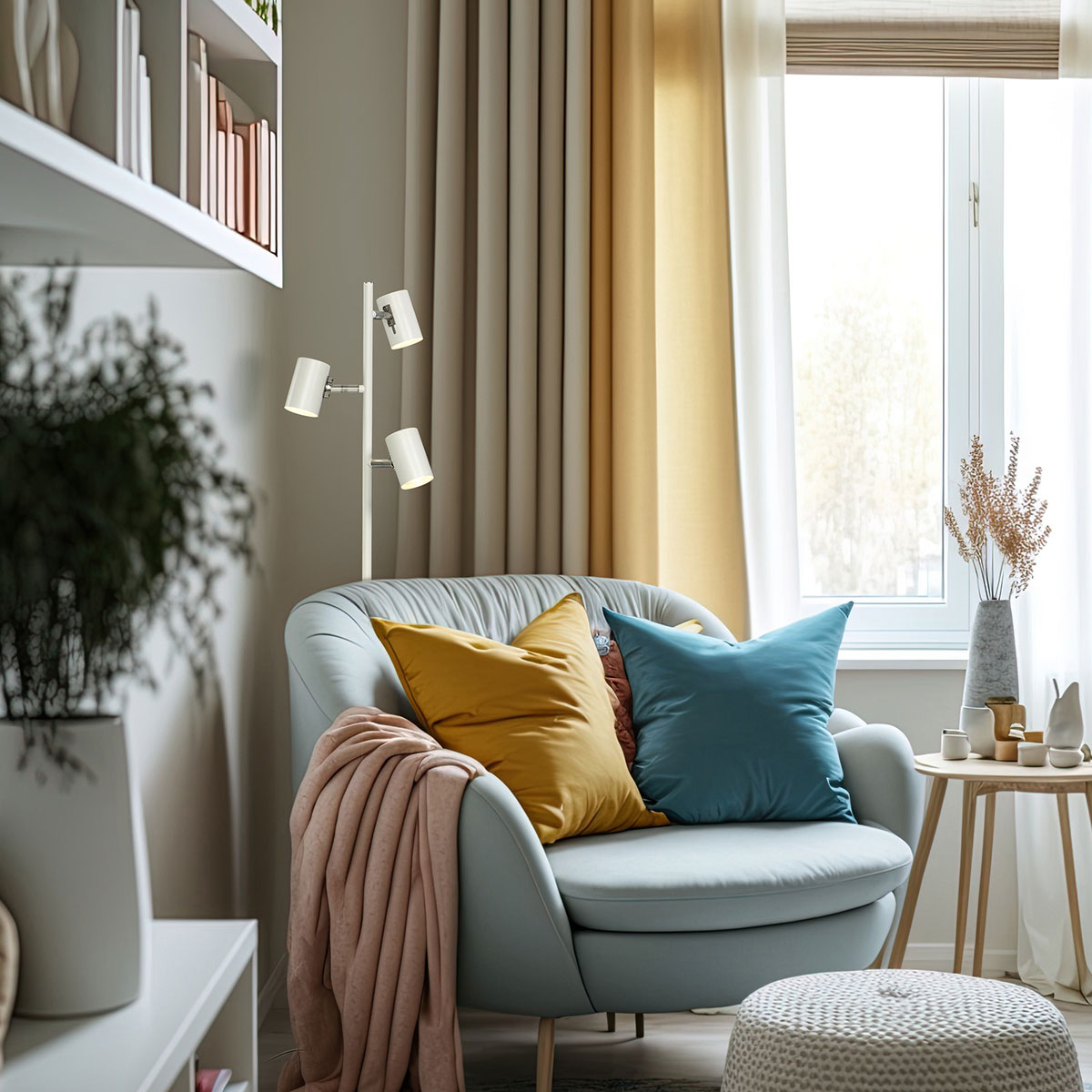 Golvlampa Aneta Balder