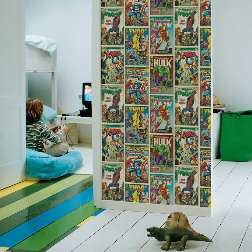 Barntapet Superfresco Easy K@H Marvel Superhjälte 70-238