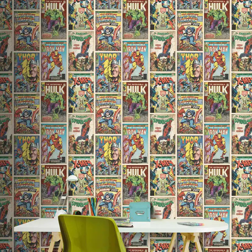 Barntapet Superfresco Easy K@H Marvel Superhjälte 70-238