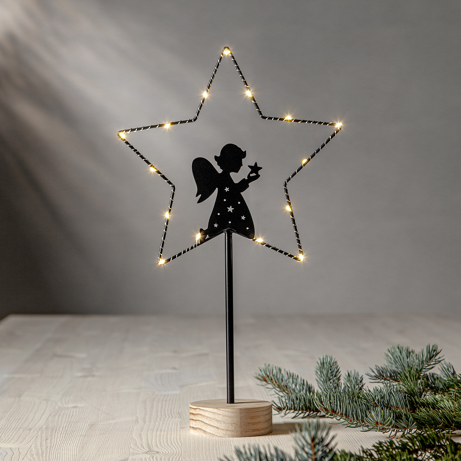 Dekorationsträd Star Trading Glimta Ängel
