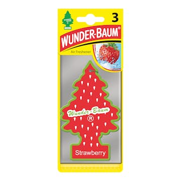 Luftfräschare Wunder-Baum Jordgubbe 3-pack