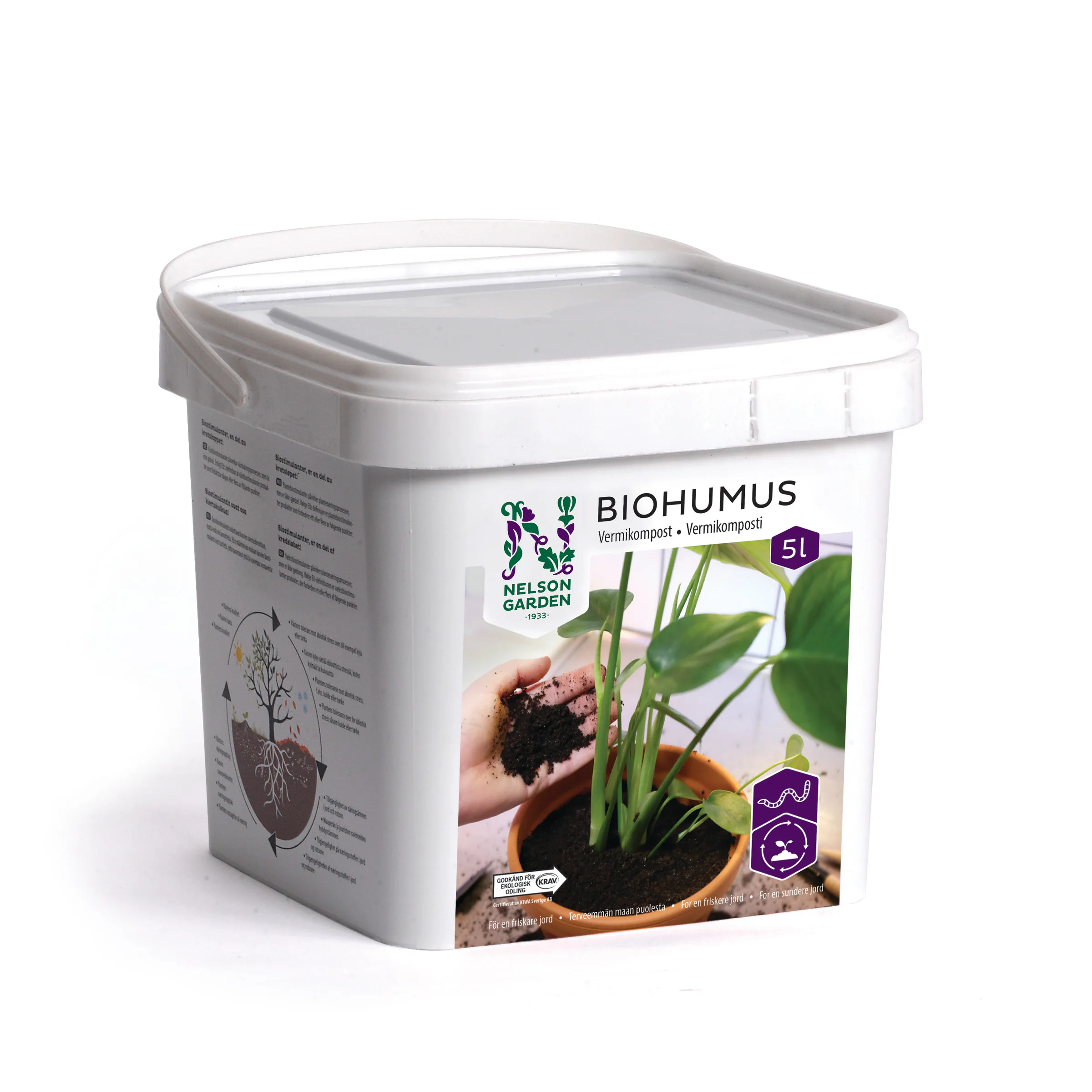 Biohumus Nelson Garden Jordförbättring Trädgårdskompost
