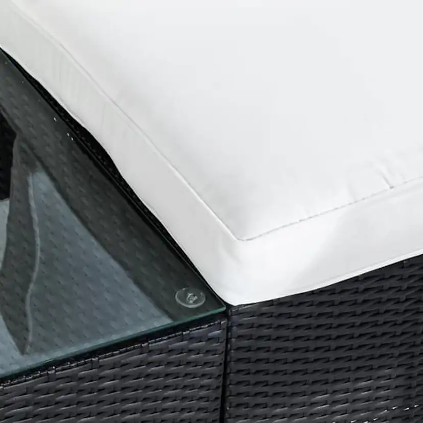 Loungegrupp Comfort Garden Bahamas 2-sits med Avslut och Utebord Utomhus