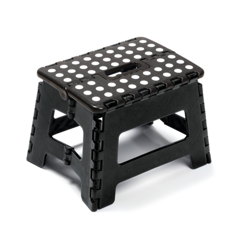 Campingstol Briv Svart Hopfällbar 29x22x22 cm