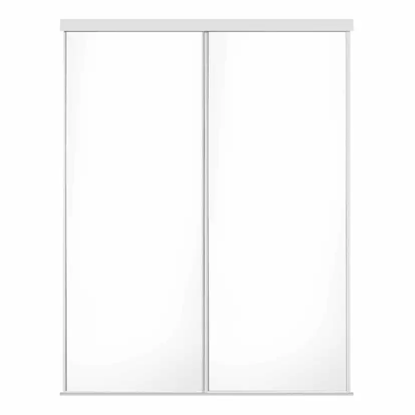 Skjutdörr Lundbergs Twinpak Vit