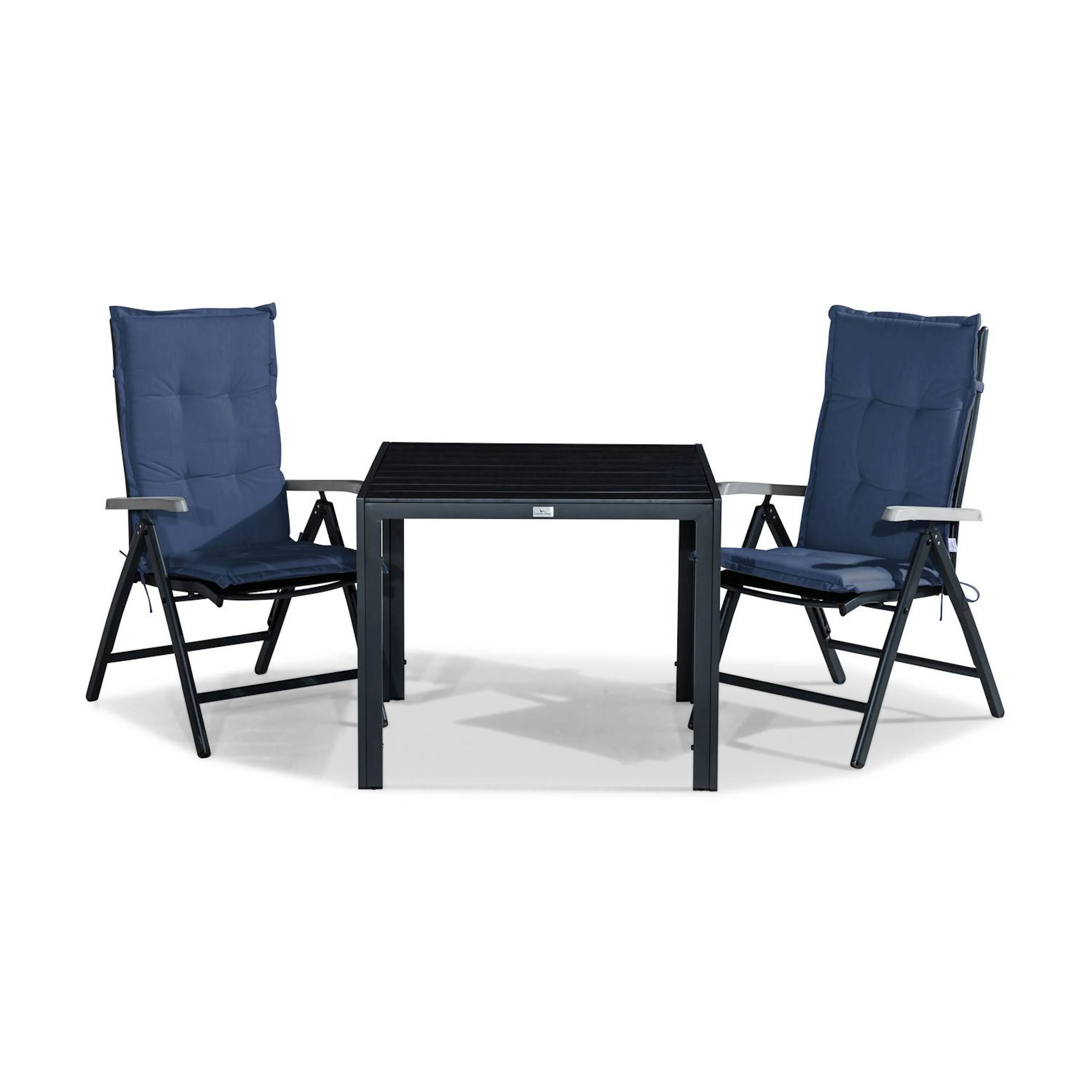 Matgrupp Comfort Garden Tunis Matgrupp Utomhus 90x90 med 2 Monaco Lyx Positionsstol m Dyna