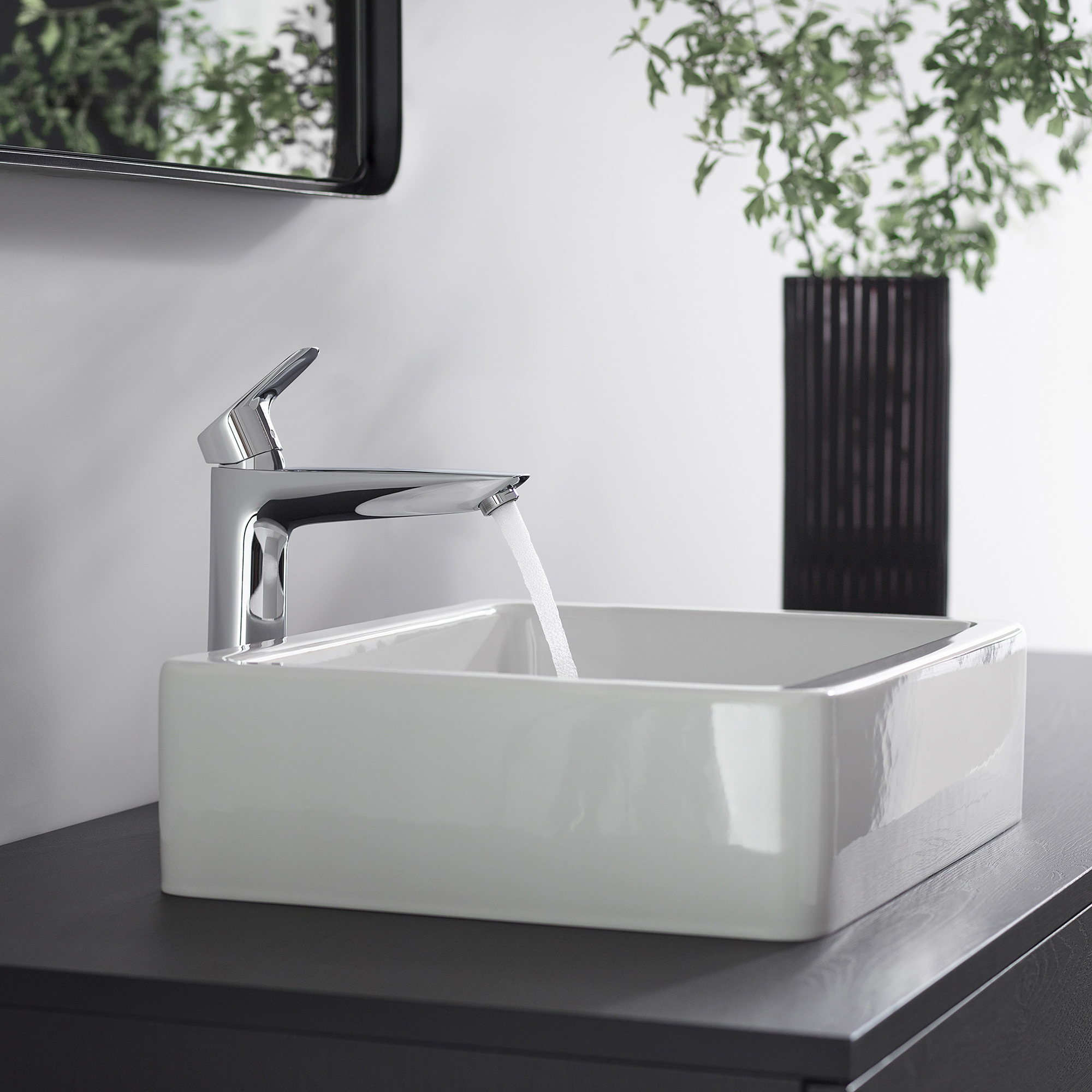 Tvättställsblandare Hansgrohe Logis 190 Hög