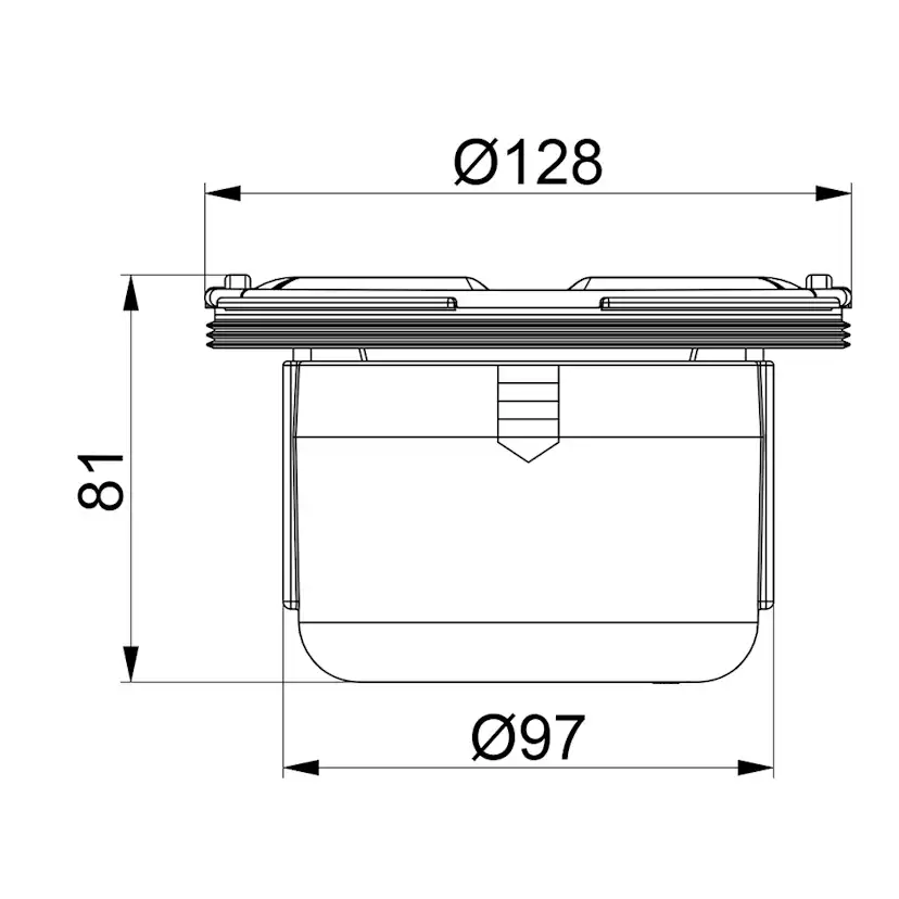 Golvbrunnsvattenlås Purus Tyr