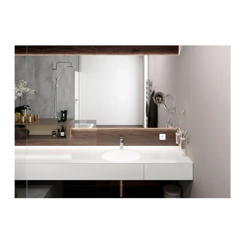 Tvättställsblandare Hansgrohe Vernis Blend 100 med Lyftventil