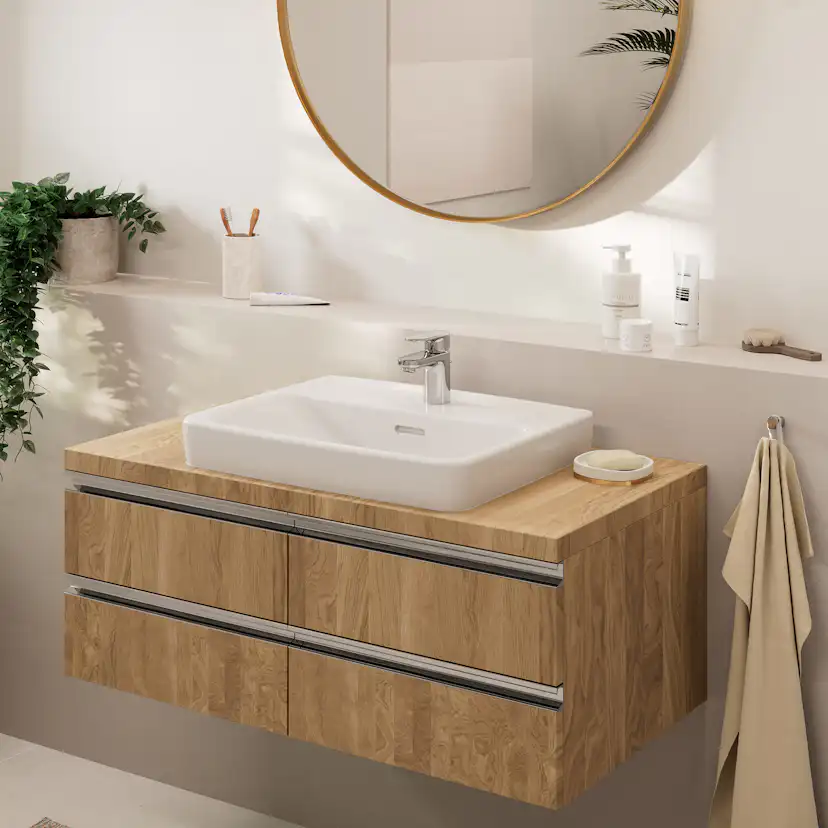 Tvättställsblandare Hansgrohe Vernis Blend 70 med Lyftventil