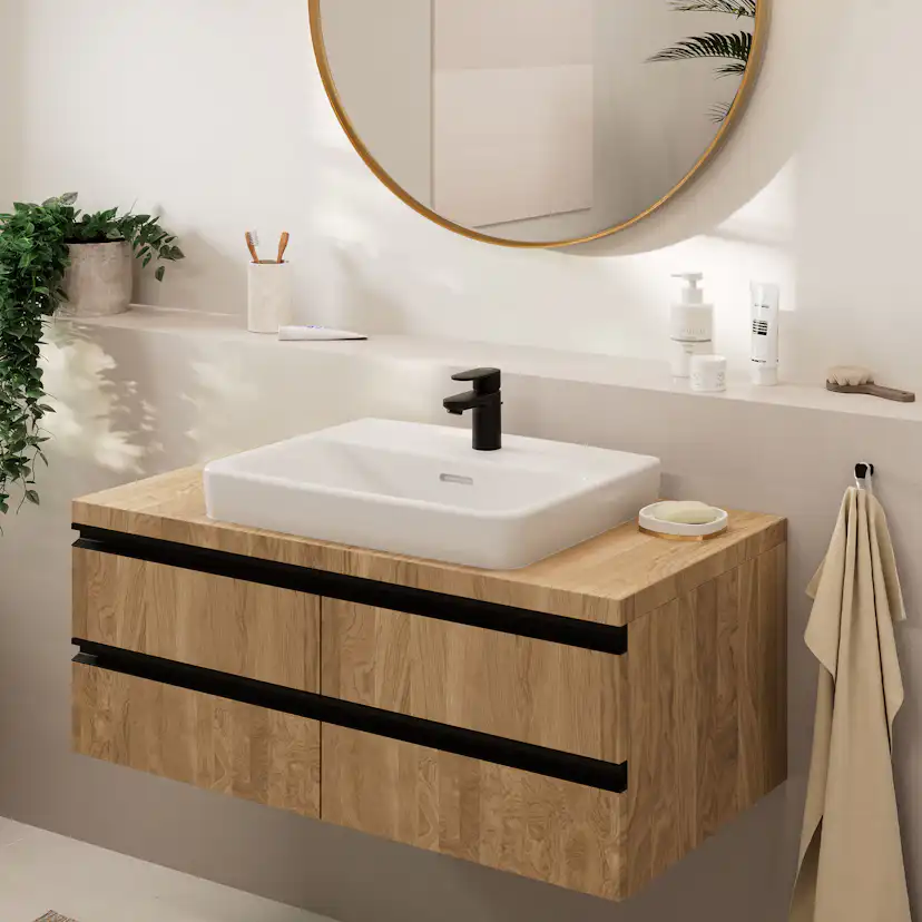 Tvättställsblandare Hansgrohe Vernis Blend 70 med Lyftventil