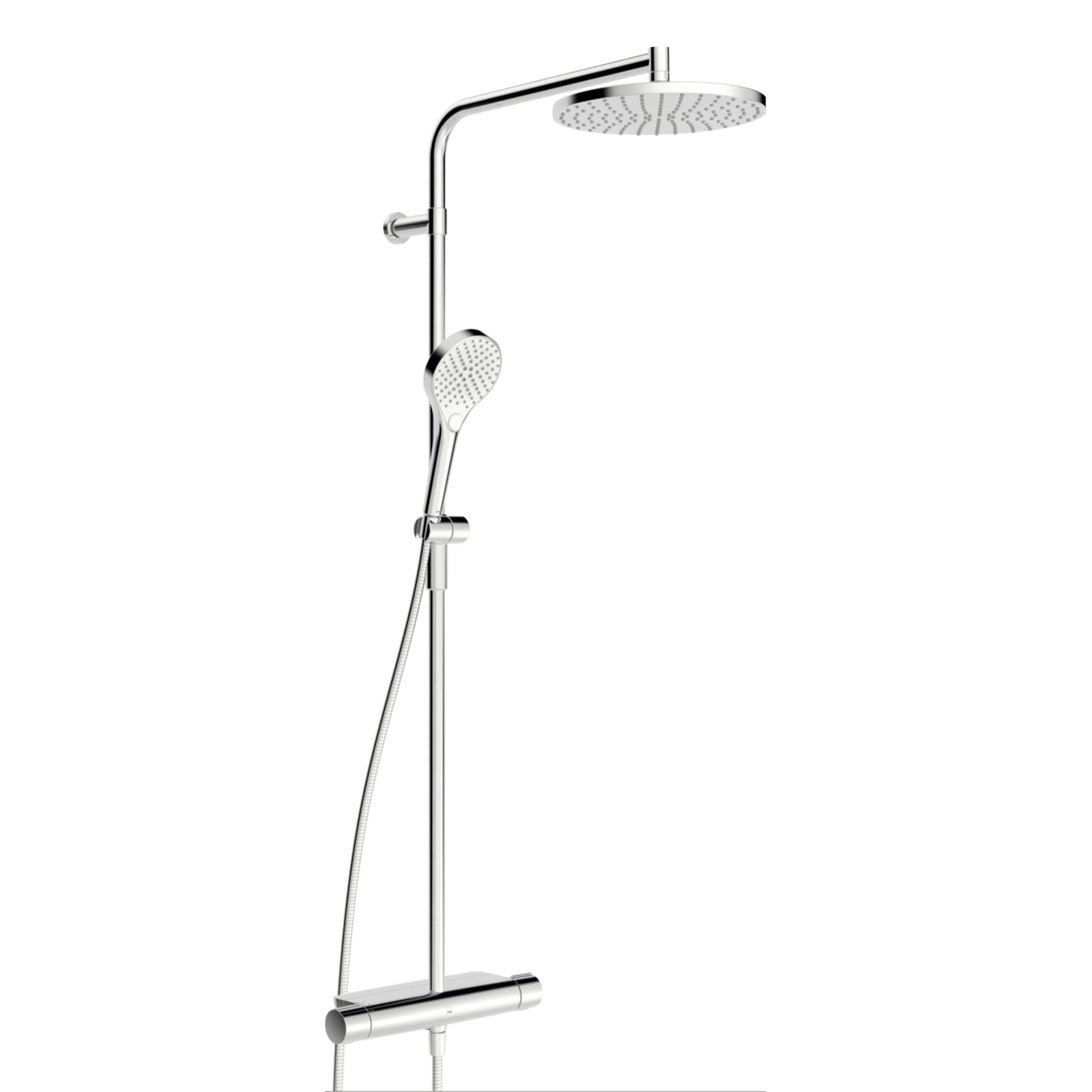 Takduschset Oras Optima Style med Termostatblandare