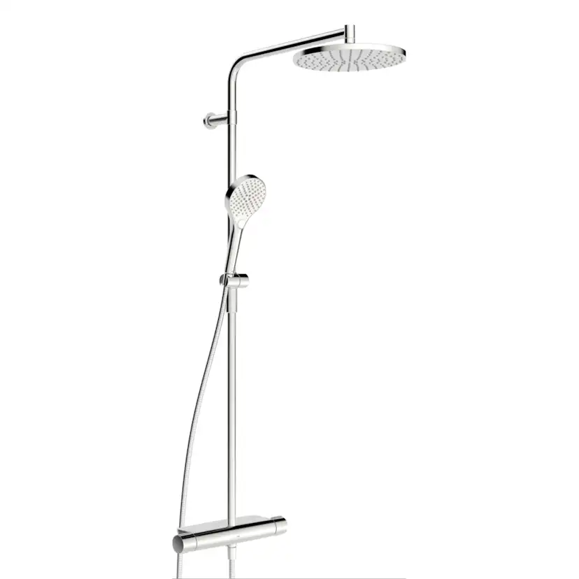 Takduschset Oras Optima Style med Termostatblandare