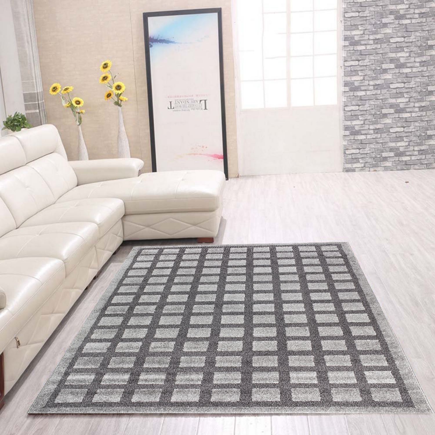 Wiltonmatta D-sign Udine Grå/Ljusgrå