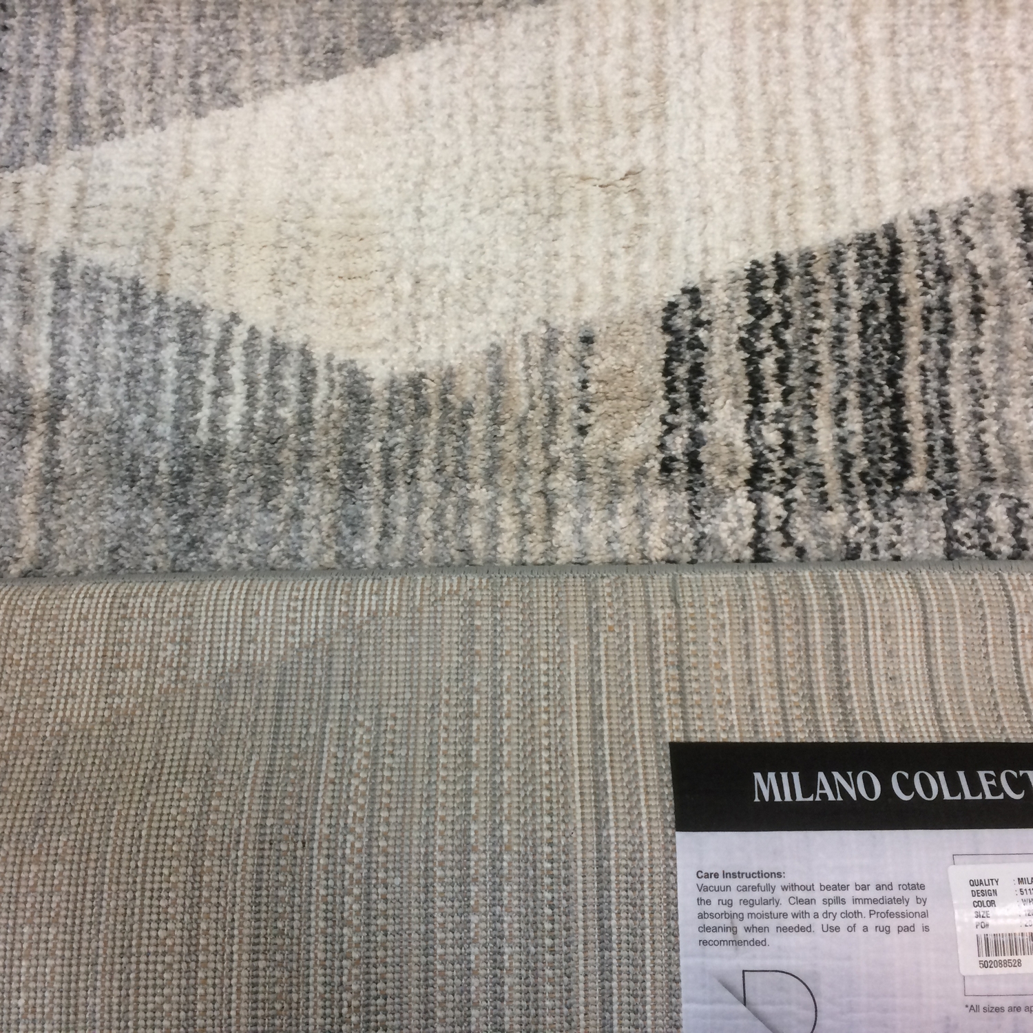 Wiltonmatta D-sign Siena Vit/Mörkgrå