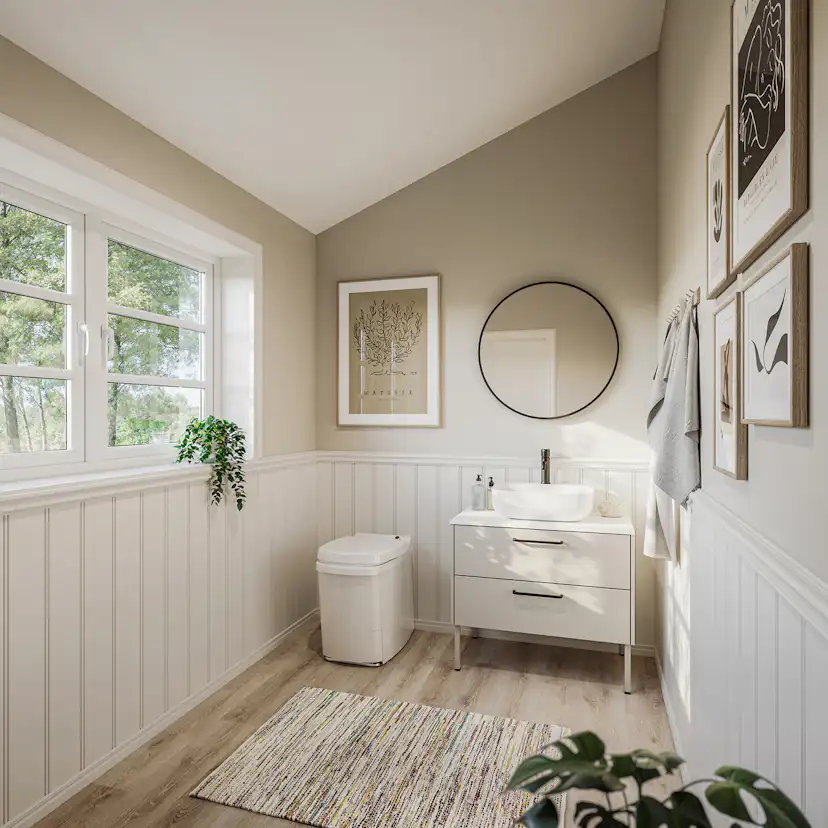 Förbränningstoalett Sunwind El-dorado PRO inkl Ventilationspaket