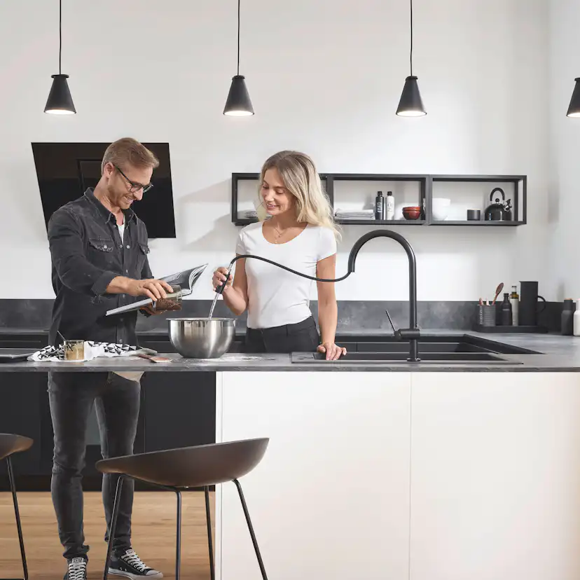 Köksblandare Hansgrohe Talis M54 med Utdragbar Pip