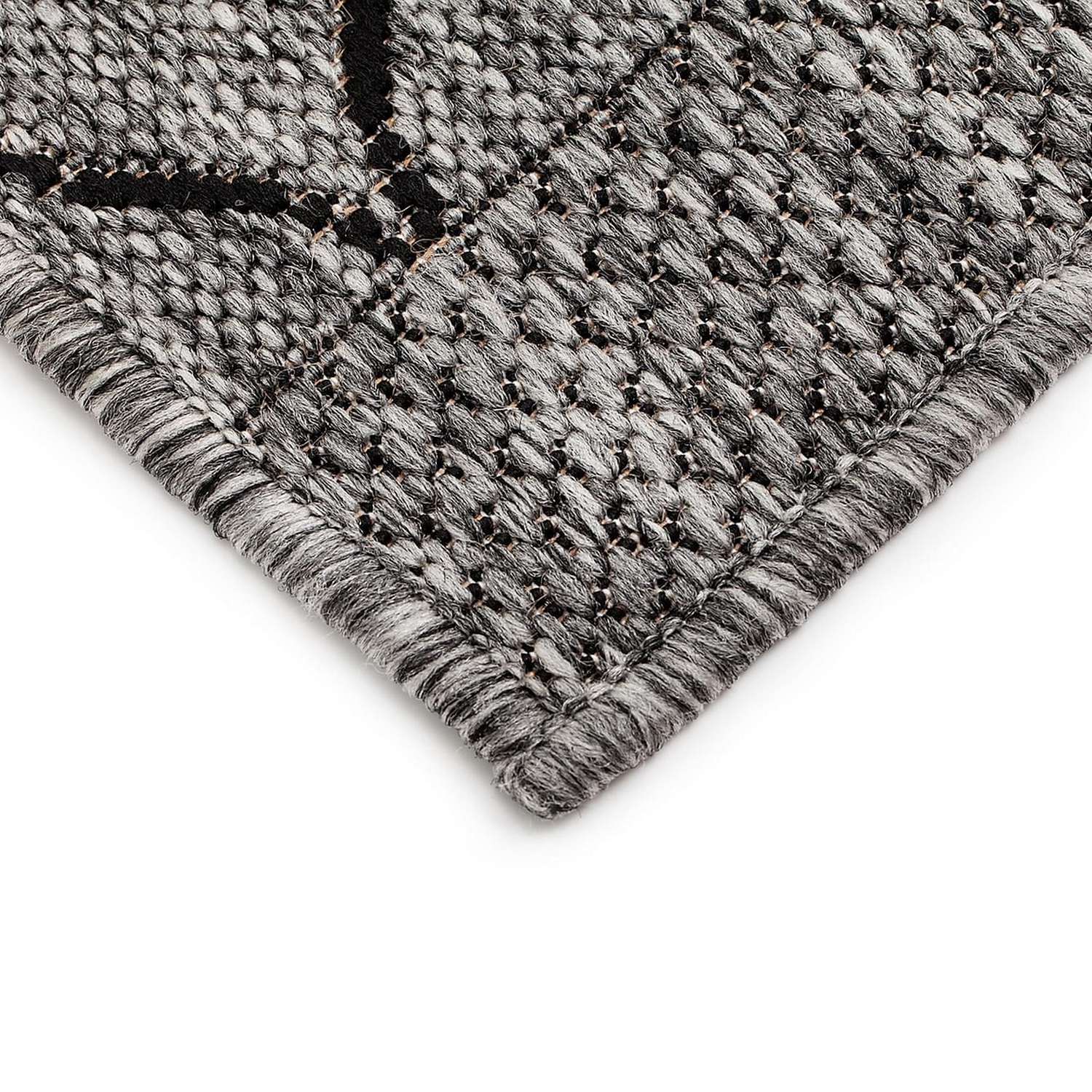 Flatvävd Matta KM Carpets Madrid Bell Grå