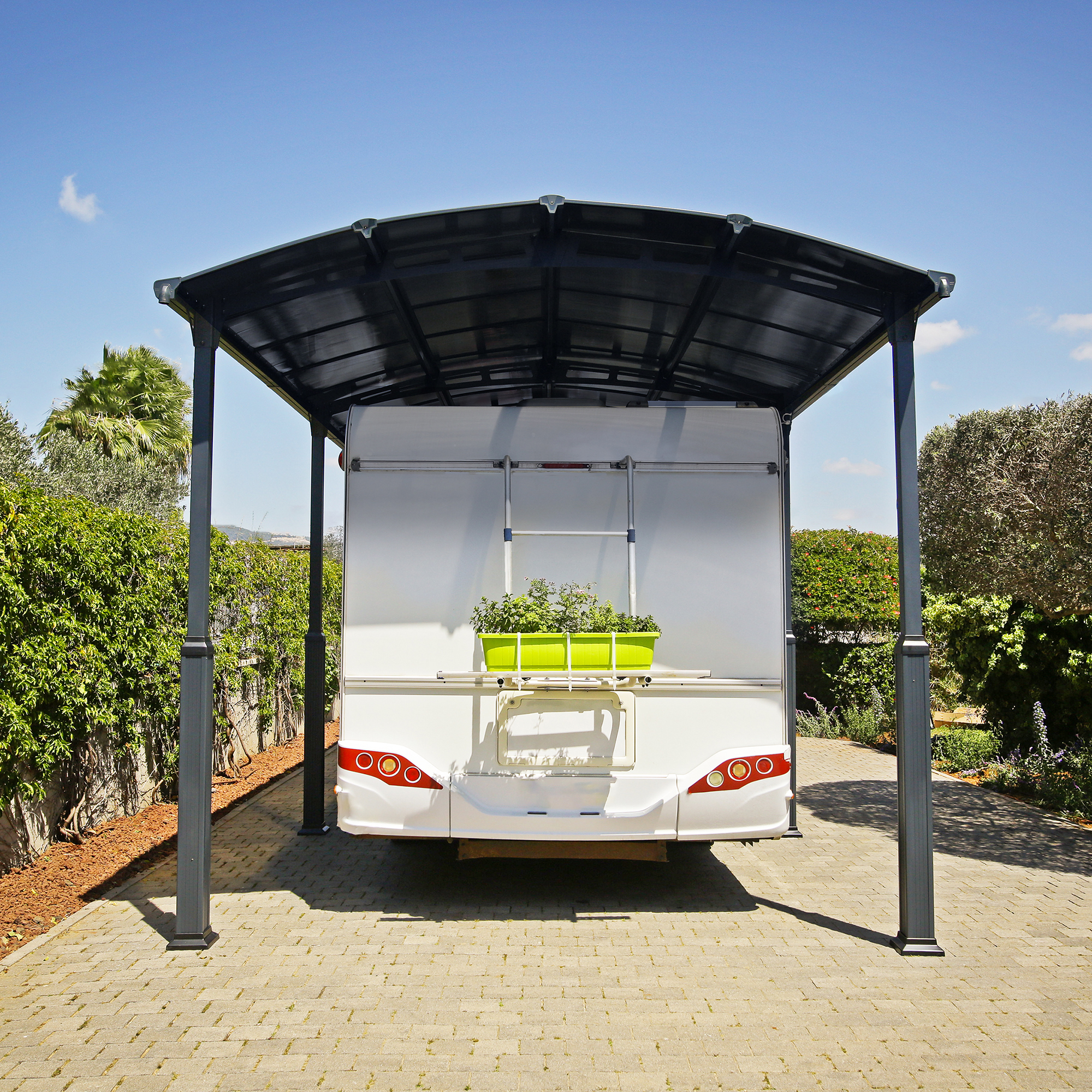 Carport Canopia by Palram Alpine I Metall För Husbil 3,6x6,5 m