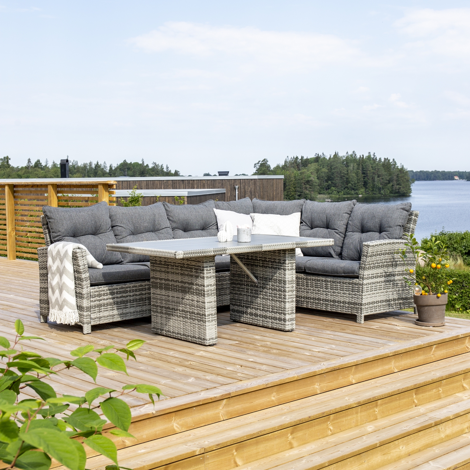 Hörnsoffa Venture Home London Utomhus Utomhus