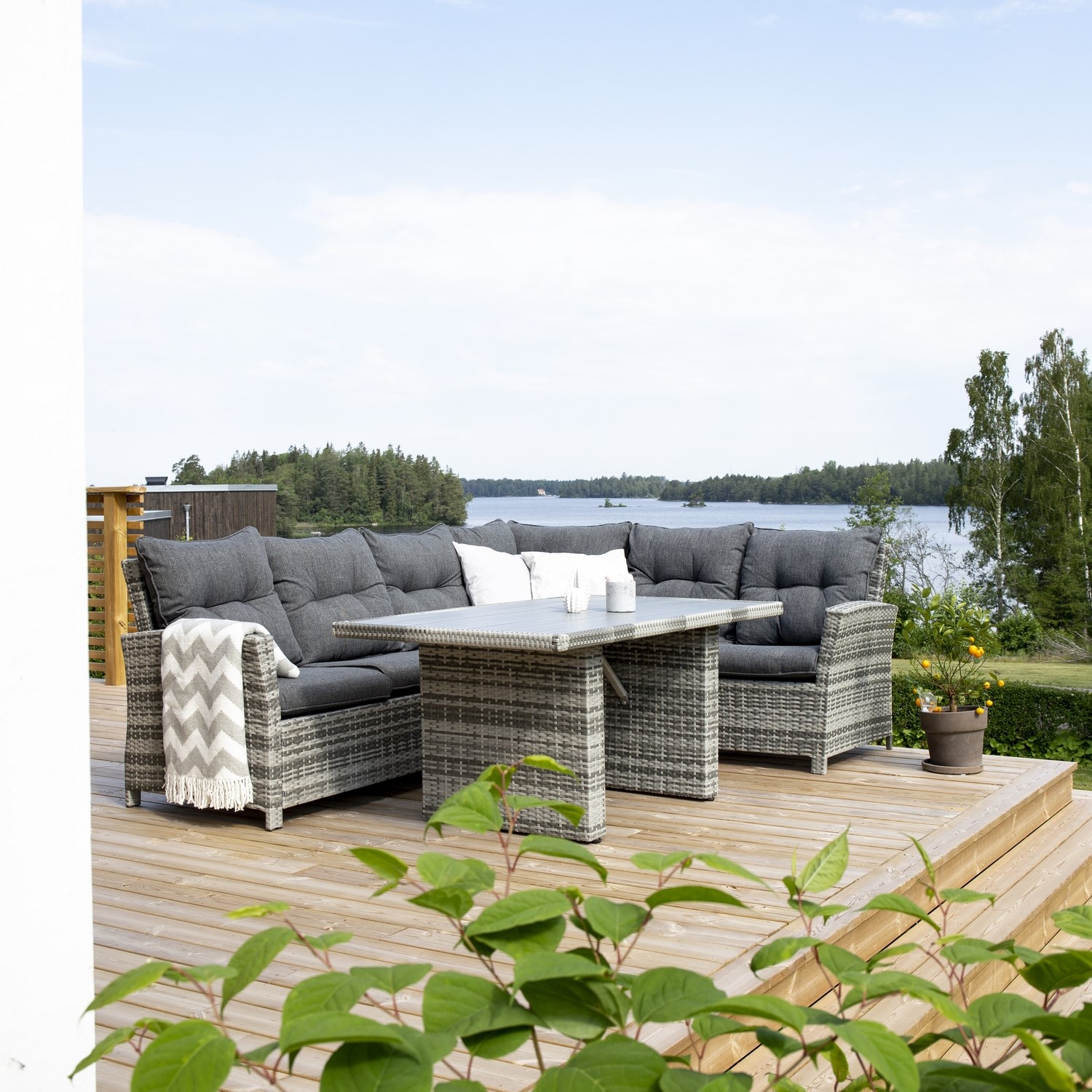 Hörnsoffa Venture Home London Utomhus Utomhus